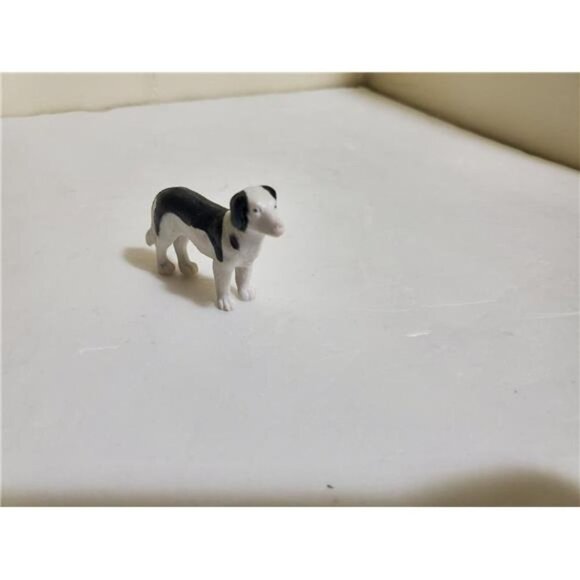 Vintage Black and White Dog Figurine - Picture 5 of 5